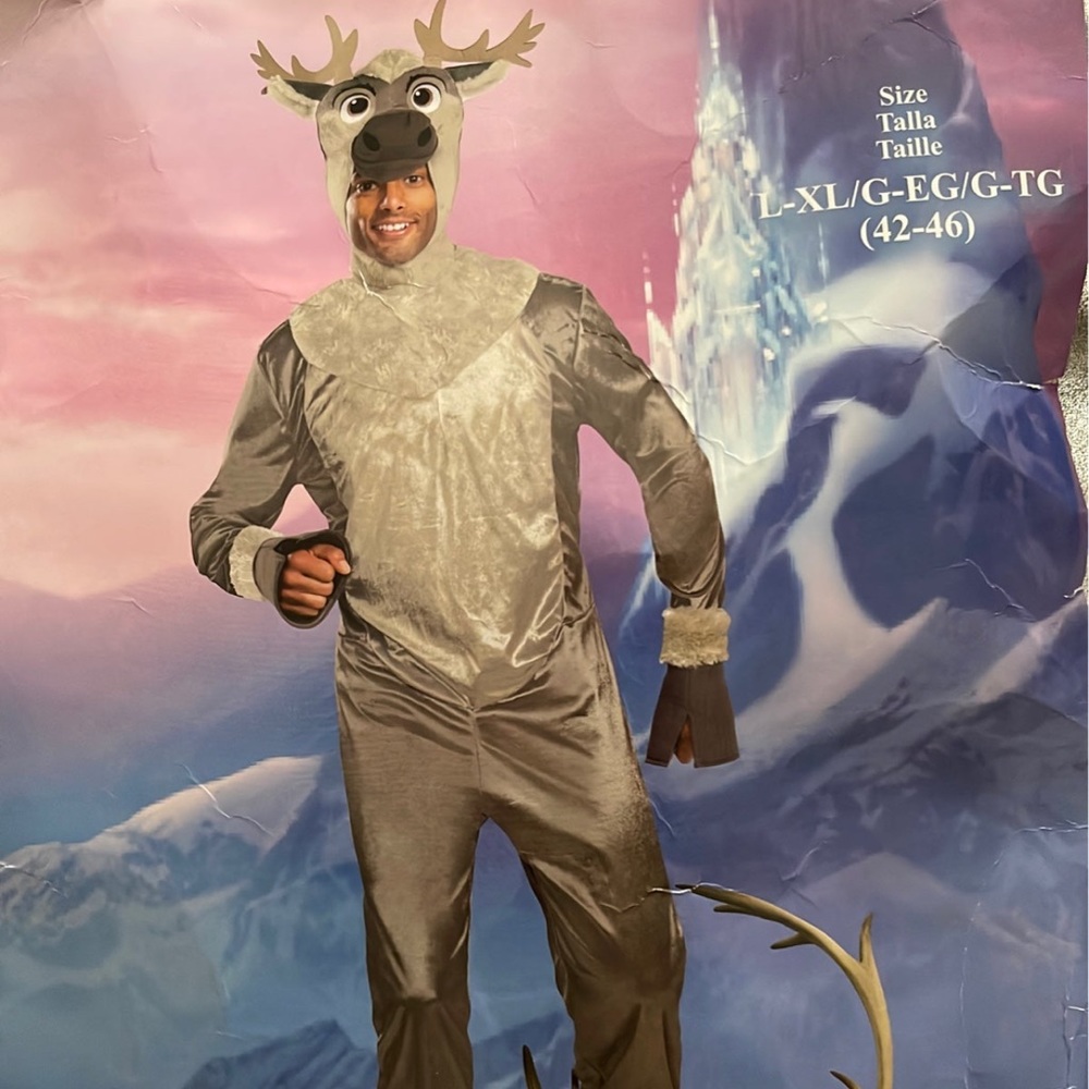 Adult Sven Frozen Costume Brand New